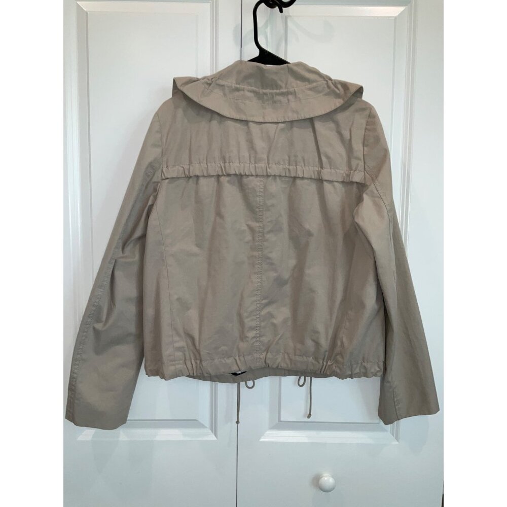 Ann Taylor LOFT Khaki Women's jacket size Medium - Picture 5 of 8